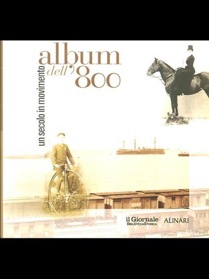 Album dell'800. Un secolo in movimento - copertina