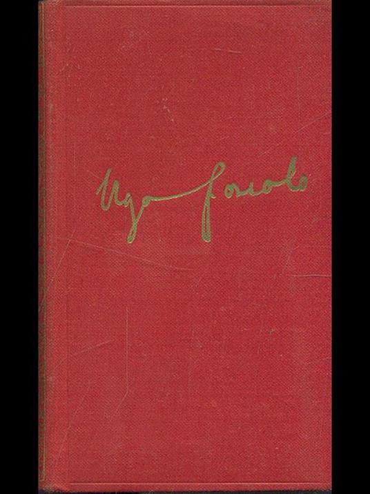 Liriche ed epigrammi - Ugo Foscolo - copertina