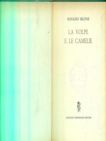 La volpe e le camelie - Ignazio Silone - copertina