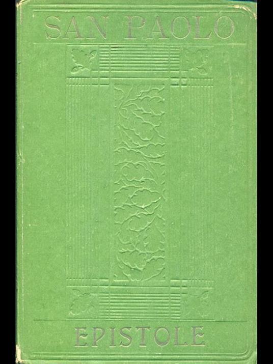 Epistole - Paolo (san) - copertina