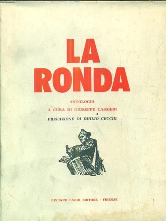 La Ronda - Giuseppe Cassieri - copertina