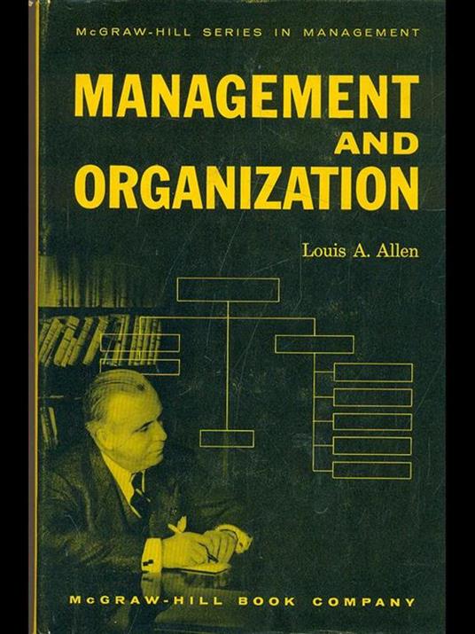 Management and organization - Louis A. Allen - copertina
