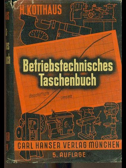 Betriebstechnisches taschenbuch - copertina