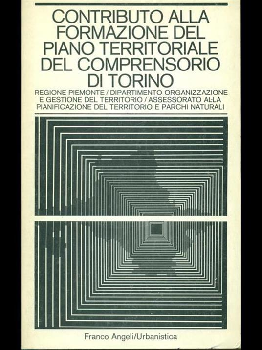 Contributo alla formazione del piano territoriale del comprensorio di Torino - copertina