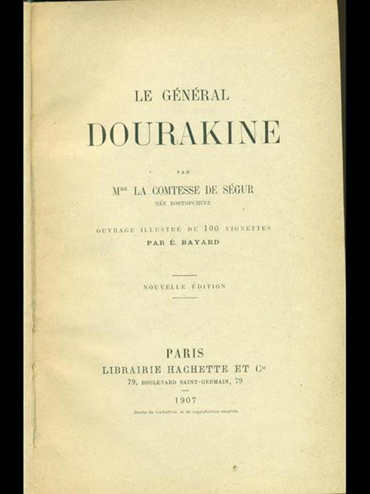 Le general Dourakine - Comtesse de Ségur - copertina