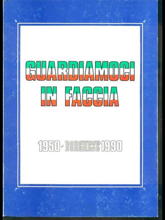 Guardiamoci in faccia - copertina