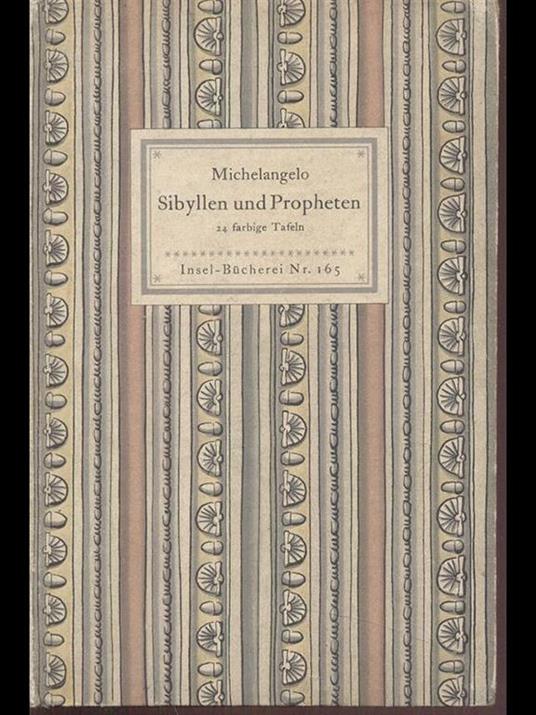 Sibyllen und propheten - Michelangelo Buonarroti - copertina