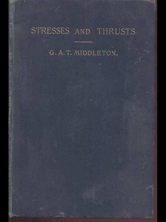 Stresses and thrusts - copertina