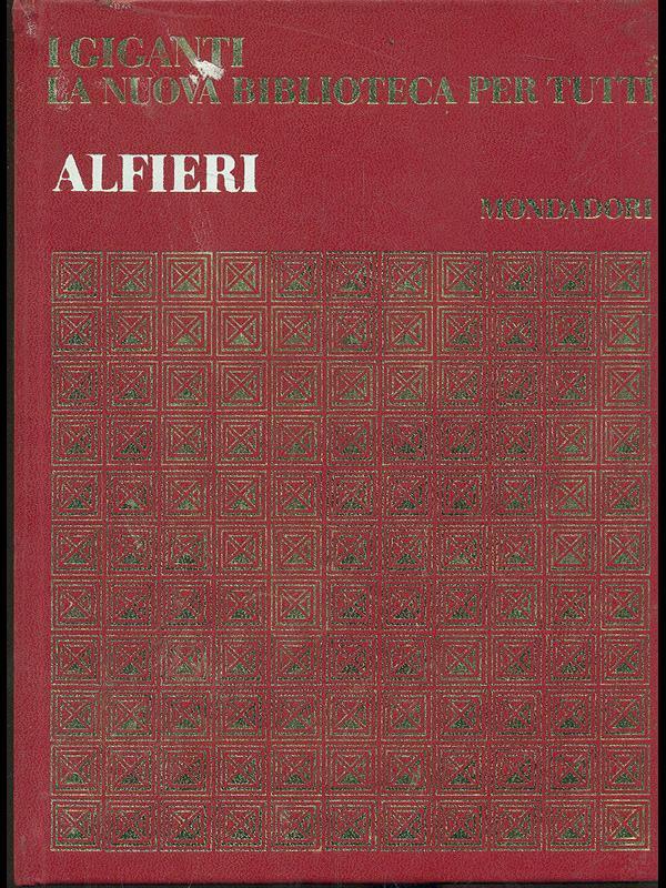 Alfieri. Opere