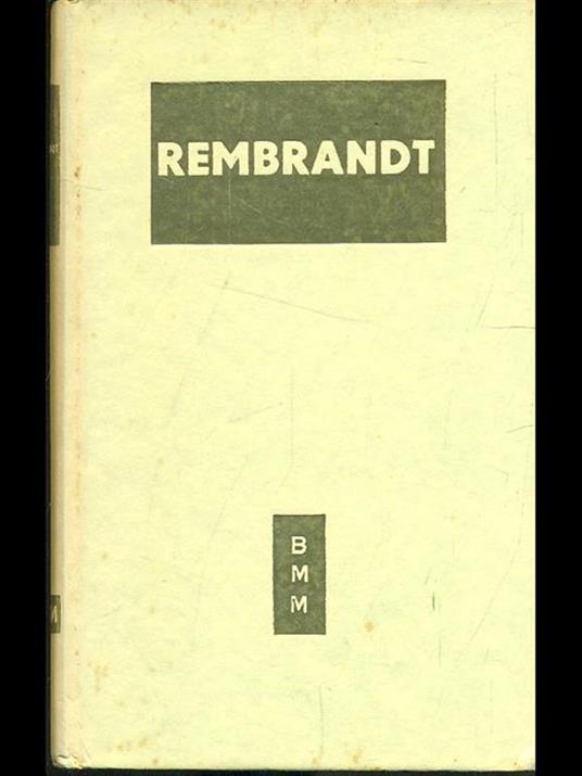 Rembrandt - Paolo D'Ancona - copertina