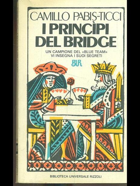 I  principi del bridge - Camillo Pabis-Ticci - copertina