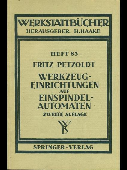 Werkzeugeinrichtungen auf einspindelautomaten - copertina