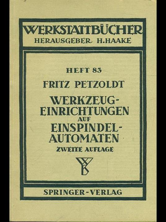 Werkzeugeinrichtungen auf einspindelautomaten - copertina