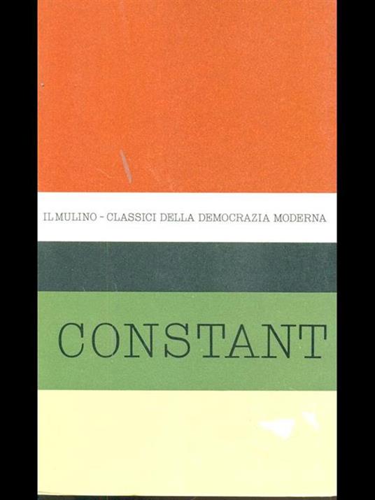 Opere - Benjamin Constant - copertina