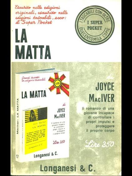 La matta - Joyce MacIver - copertina