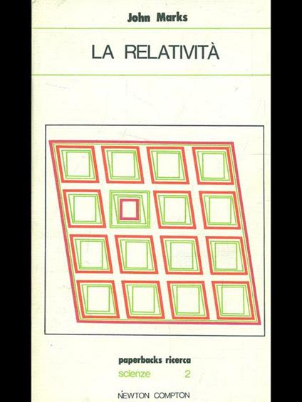La relatività - copertina