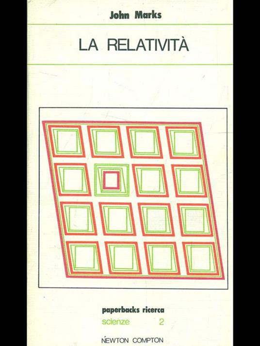 La relatività - copertina