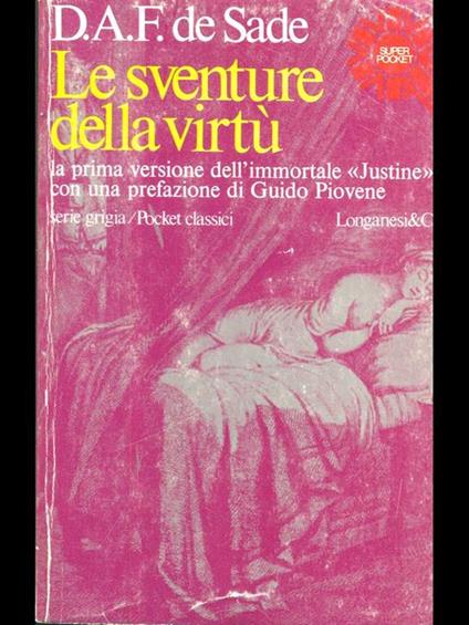 Le sventure della virtù - François de Sade - copertina