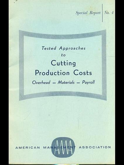 Tested approaches to cutting production costs - copertina