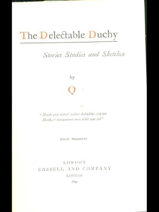 The Delectable Duchy - copertina