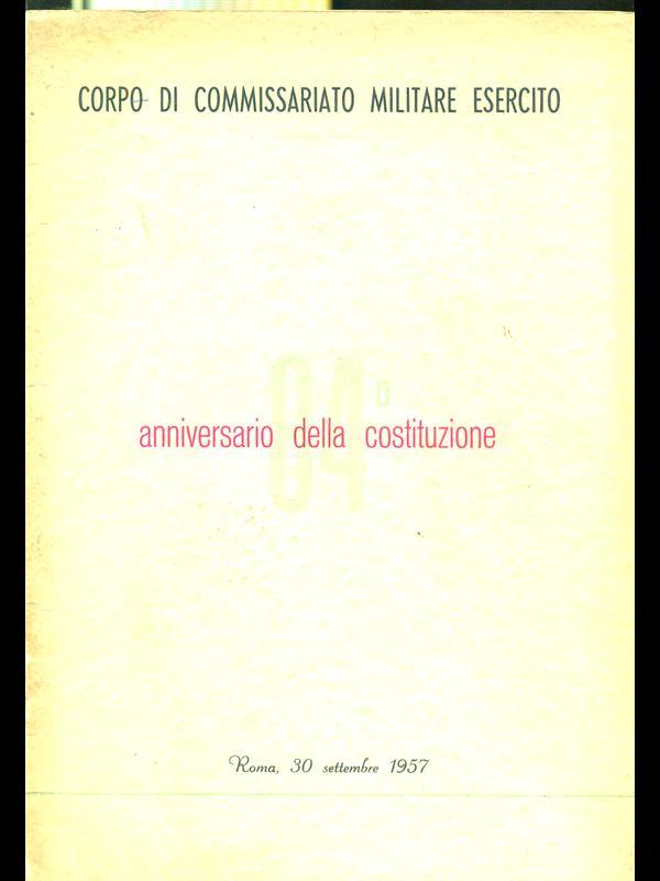 84° anniversario della Costituzione