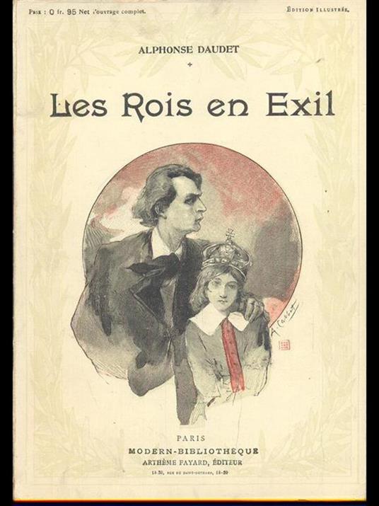 Les Rois en Exil - Alphonse Daudet - copertina