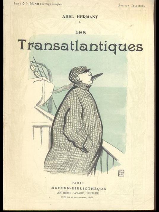 Les Transatlantiques - Abel Hermant - copertina
