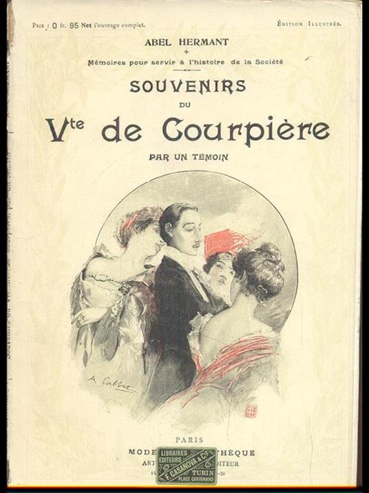 Souvenir du V.te de Courpiére - Abel Hermant - copertina