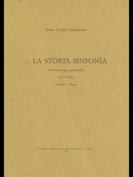 La storta sinfonia - Attilio Vaudagnotti - copertina