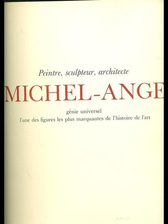 Michel-Ange - copertina