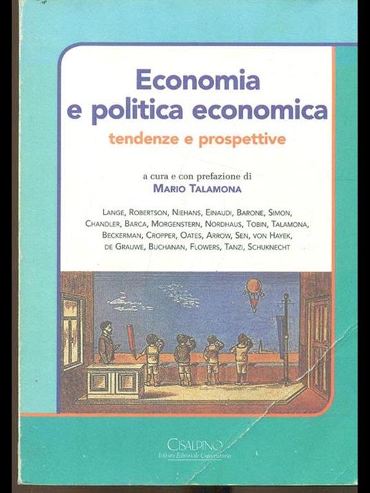 Economia e politica economica - Mario Talamona - copertina