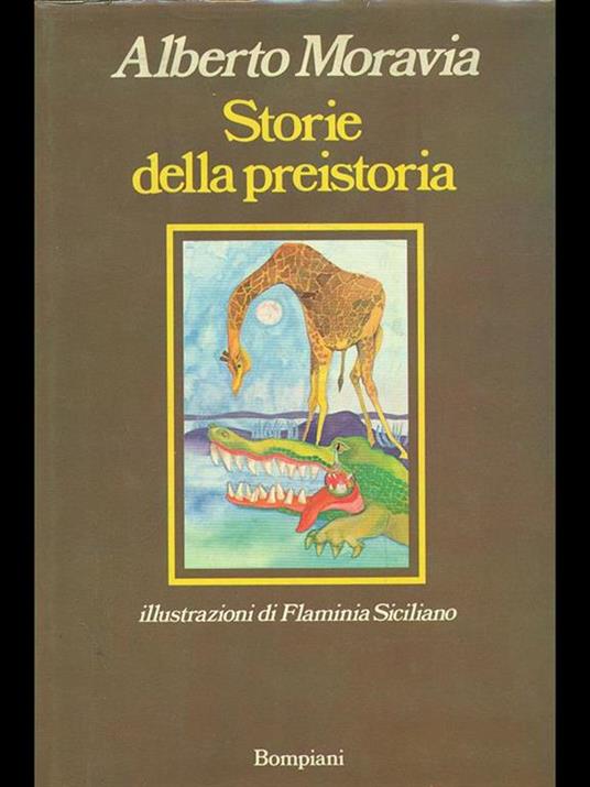 Storie della preistoria - Alberto Moravia - copertina