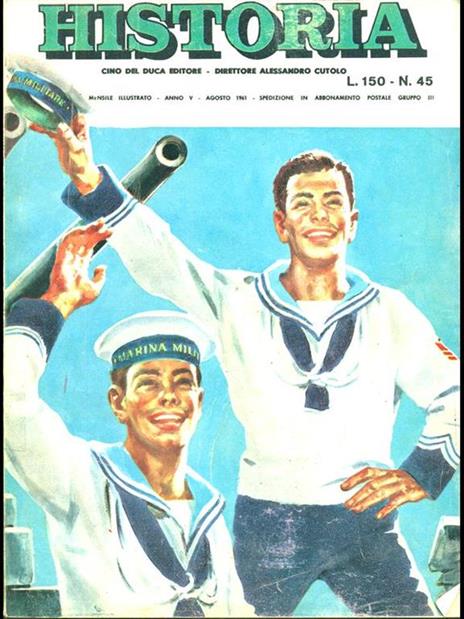 Historia n 45 anno V agosto 1961 - copertina