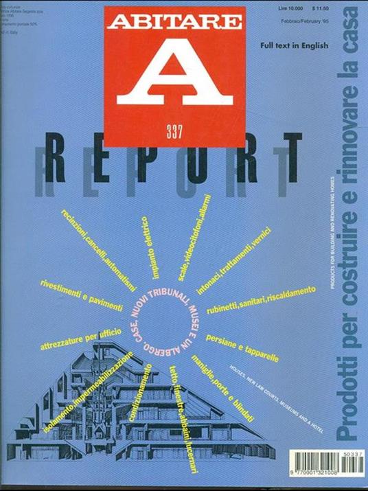 Abitare n. 337/febbraio 1995 - copertina