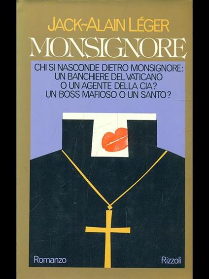 Monsignore - Jack-Alain Léger - copertina