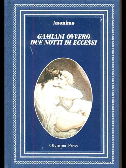 Gamiani ovvero due notti di eccessi - copertina