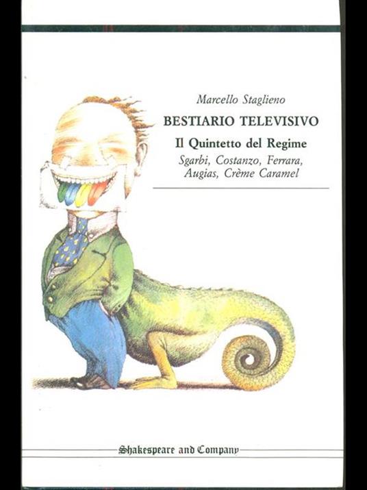 Bestiario televisivo - Marcello Staglieno - copertina