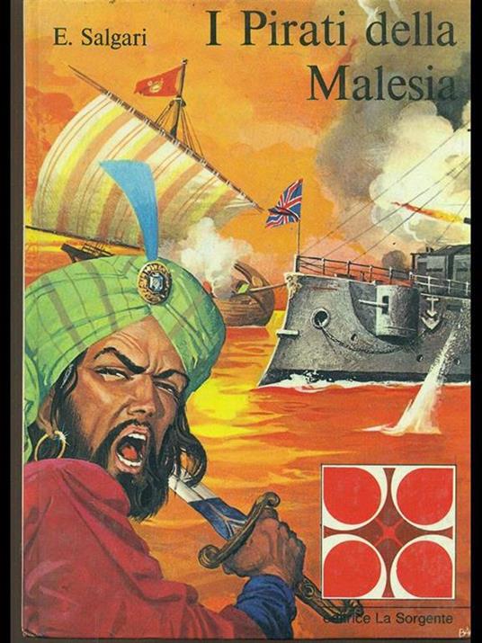 I pirati della Malesia - Emilio Salgari - copertina