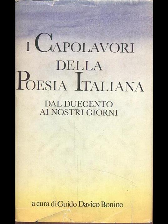 I capolavori della poesia italiana