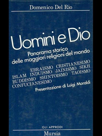 Uomini e Dio - Domenico Del Rio - copertina