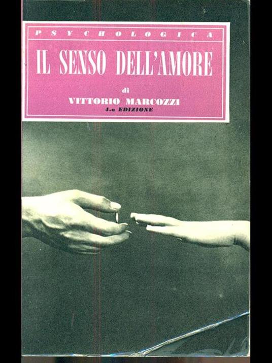 Il senso dell'amore - Vittorio Marcozzi - copertina