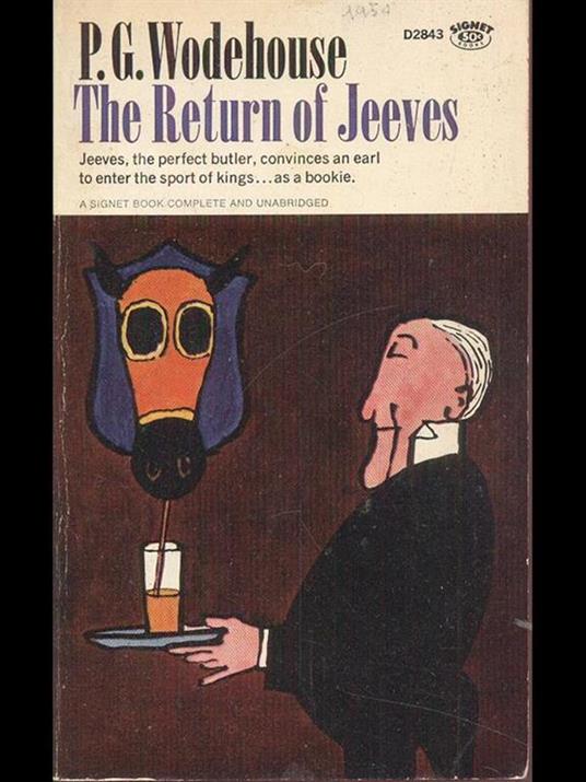 The return of Jeeves - Pelham G. Wodehouse - copertina