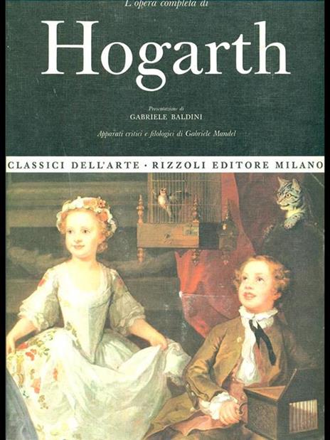 L' opera completa di Hogarth - Gabriele Baldini - copertina