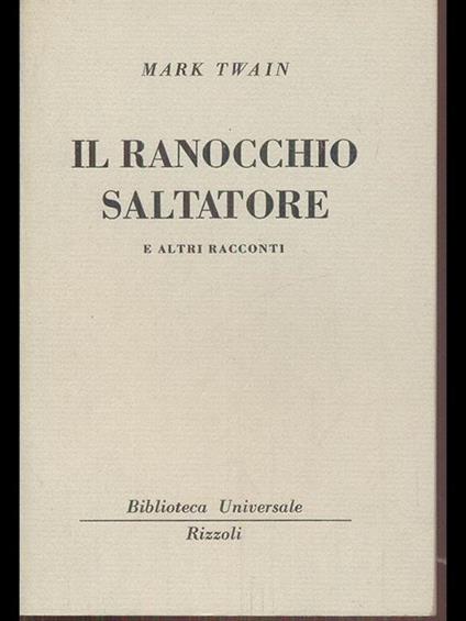 Il ranocchio saltatore - Mark Twain - copertina