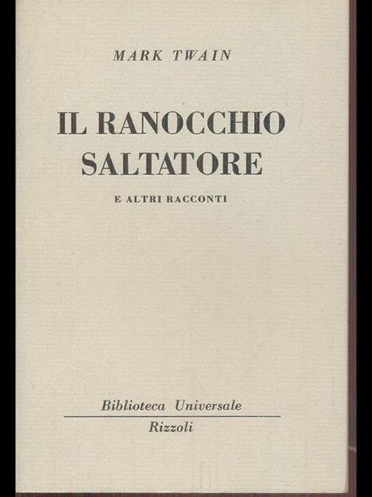Il ranocchio saltatore - Mark Twain - copertina