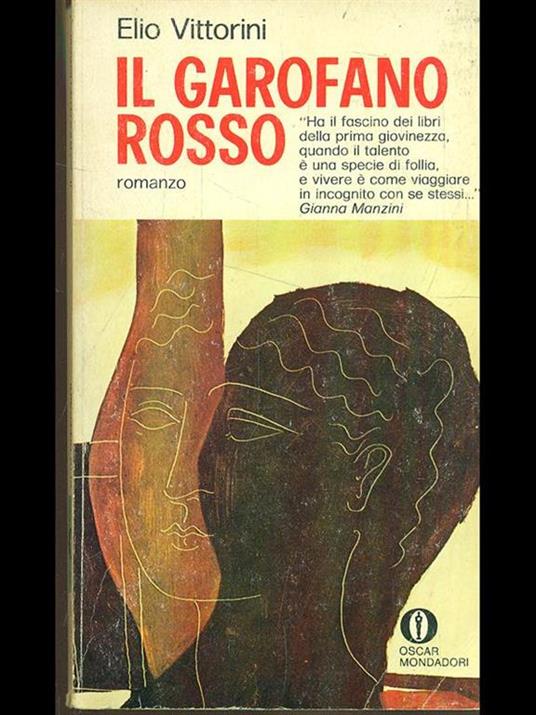 Il garofano rosso - Elio Vittorini - copertina