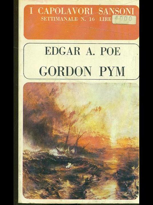 Gordon Pym - Edgar Allan Poe - copertina