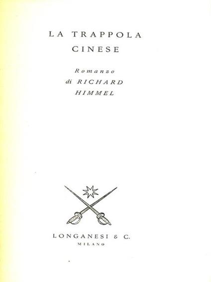 La trappola cinese - Richard Himmel - copertina