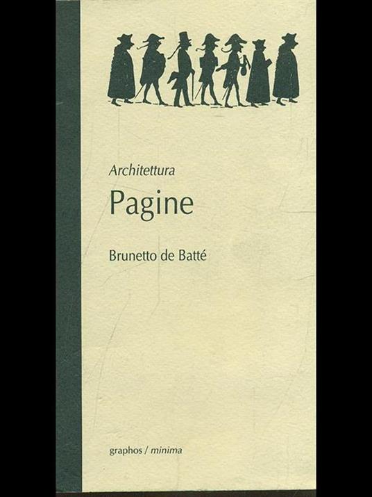 Pagine - Brunetto De Batté - copertina