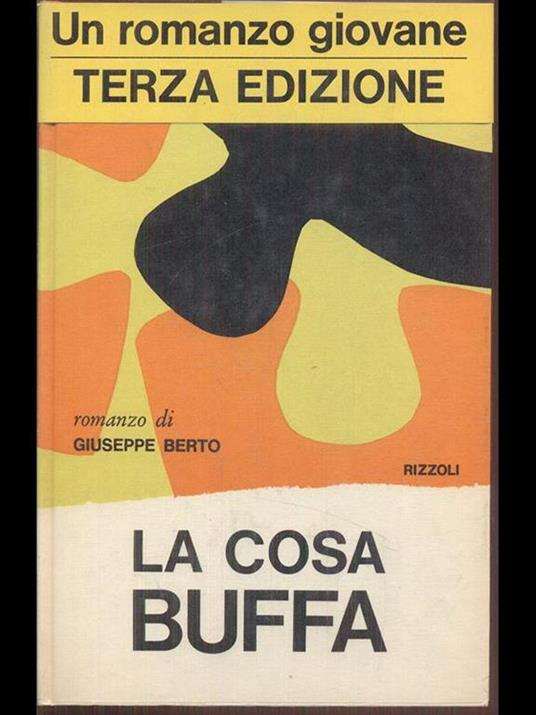 La cosa buffa - Giuseppe Berto - copertina